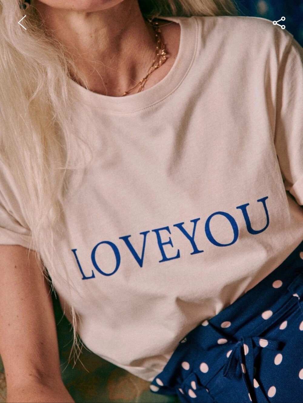 Sezane 'LOVEYOU' Graphic Tee